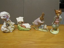 Royal Albert & Beswick Beatrix potter Figures x 4 Perfect