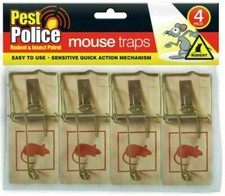 Traditional mouse traps - 4x,
