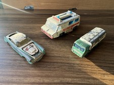 3 x Diecast Vehicles Corgi Aston Martin DB4 & Ambulance & Lesney Matchbox Truck 