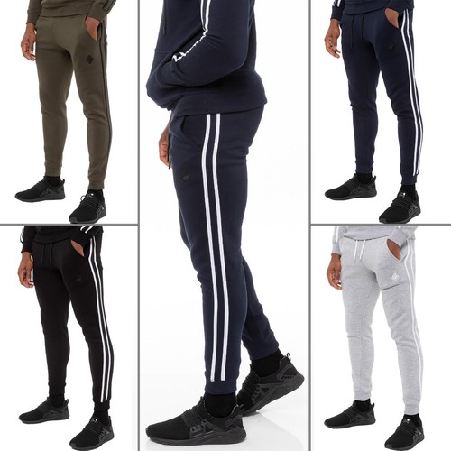 Enzo mens joggers striped - enzo,