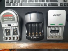 3 X Battery Chargers for AA,AAA,NiCd,NiMh  Rechargeable Batteries
