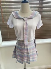japanese school girl cosplay uniform size uk6-12
