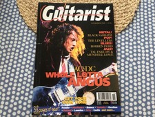 Guitarist Magazine November 1995. AC/DC Angus cover. Lowden guitars. Gary Kemp
