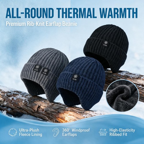 Winter beanie hat mens - beanie,