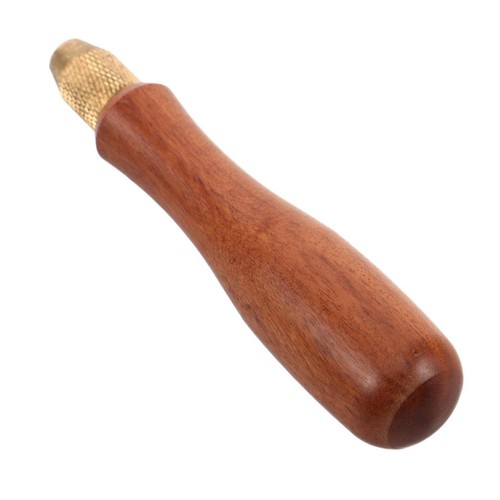 Wooden file handles with brass - wooden,