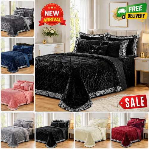 Piece luxury velvet quilted - velvet,