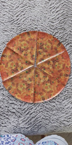 Melamine pizza slice shape - melamine,