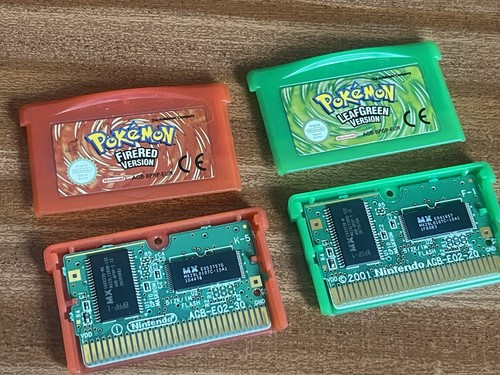 Genuine pokemon fire red leaf - red,