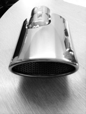 EXHAUST TRIM OVAL TAIL TRIM - STAINLESS STEEL - UNIVERSAL FIT BY CHERRY BOMB