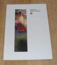 BMW 7 Series Brochure 1994 - E38 730I 740I 740IL 750IL