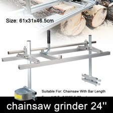 Portable Chainsaw Grinder for 14-24"Chain Saw Bar Planking Milling Board Sawmill