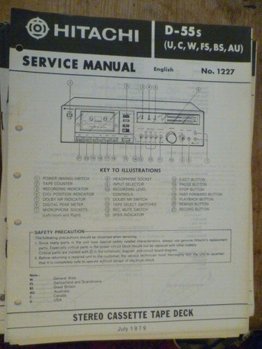 Hitachi 55s stereo cassette - ,