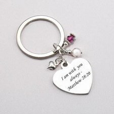 Bible Verse Key Ring