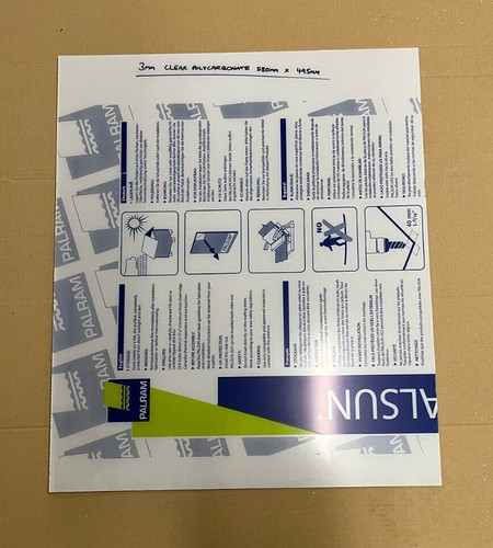 3mm clear polycarbonate sheet - clear,