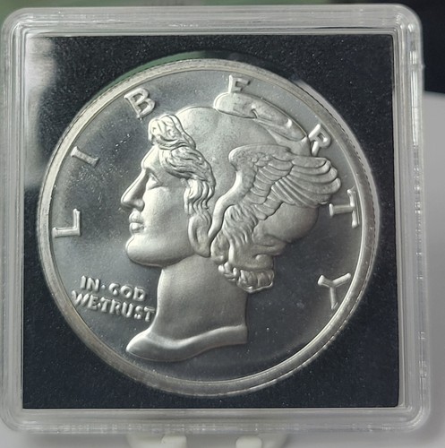 1oz 999 fine silver mercury - fine,