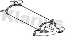 Exhaust Tail Pipe With Back