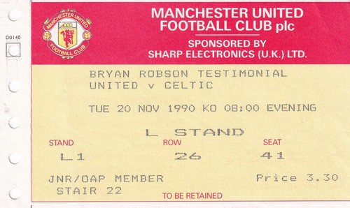 Ticket manchester united v - ,