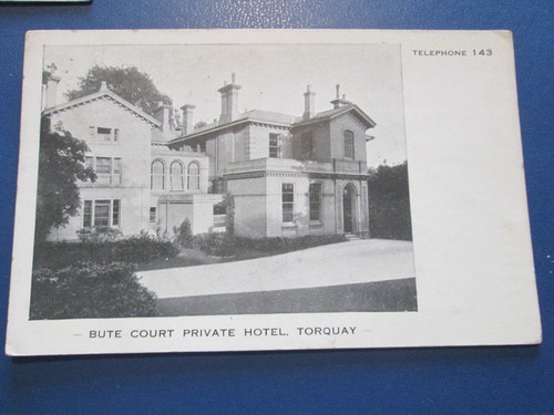 Postcard torquay bute court - postcard,
