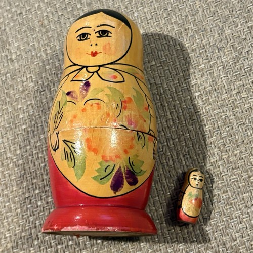 Vtg handmade matryoshka - handmade,