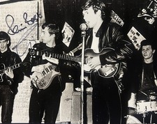 PETE BEST SIGNED 8x10 PHOTO