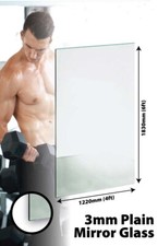 Large Wall Mirror 6FT X 4FT 183CM X 122CM GLASS GYM OR DANCE STUDIO 3MM THICK