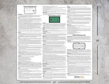 Billiard Pool Table Rules Poster Eight 8 Ball Nine 9 Ball & Snooker How To Play