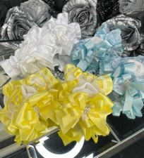 Handmade Girls Frilly Tutu Ruffle Ankle Baby Girls Diamante Stack Bow Socks ❤️