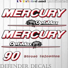 Mercury 90 HP 2-Stroke Optimax DI 2006-2012 outboard engine decal sticker kit