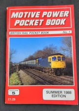 Motive Power Pocket Book 1988,  Good Condition, ISBN 0906579848
