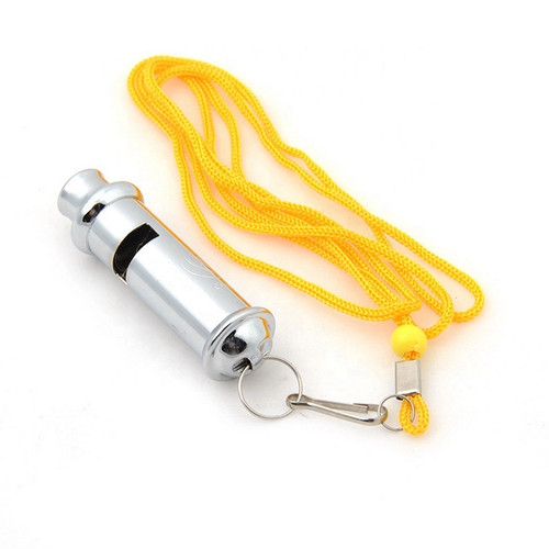 Metal police whistle - metal, with