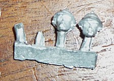 2 x 28mm scale metal WW1/WW2