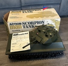 Vintage Action Man Scorpion Tank - Palitoy - With Original Box & Instructions