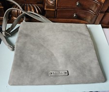 Boscha Light Grey Faux Leather