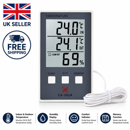 Digital thermometer hygrometer - thermometer,