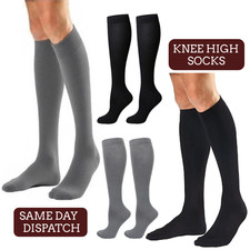 1/2 Pair Mens Gents Long Hose