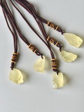 NATURAL REAL CITRINE STONE PENDANT NECKLACE