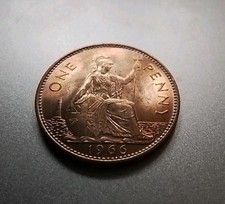 1966 Unc One Penny  Full