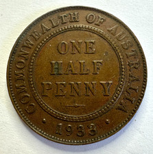 1933 George V Australia Half