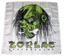 ZORLAC SKATEBOARDS 4'X4' FLAG