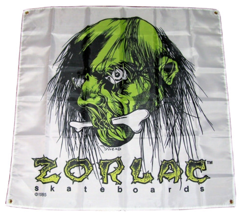 Zorlac skateboards flag - zorlac,