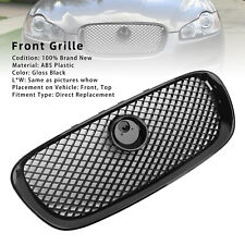 XF-R Style Front Bumper Grill Grille Fit Jaguar XF 2008-2011 Gloss Black QU