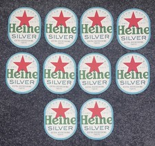 10 x Heineken Silver Beer Mats