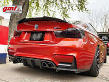 FOR BMW 4 SERIES F36 GRAN COUPE REAR TRUNK BOOT SPOILER V STYLE GLOSS BLACK 14+