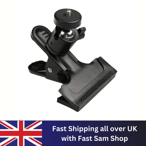 Camera clip clamp - clamp, flash