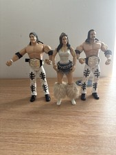 WWE Jakks MNM Johnny Nitro, Joey Mercury & Melina – White Gear – Complete Set