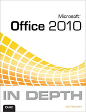 Microsoft Office 2010 In Depth by Habraken, Joe Paperback Book The Cheap Fast