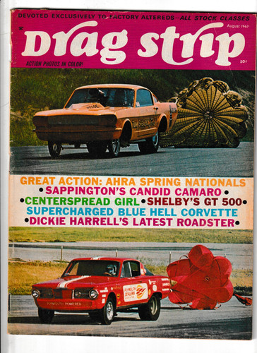 Vintage drag strip magazine - drag,