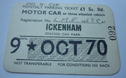 1970 ickenham railway - 1970, station