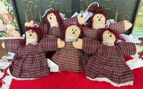 Rag doll cloth - 6, ornaments