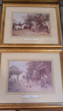 HORSES - Heywood Hardy x2 Framed  Driving A Bargain & The Cast Shoe 